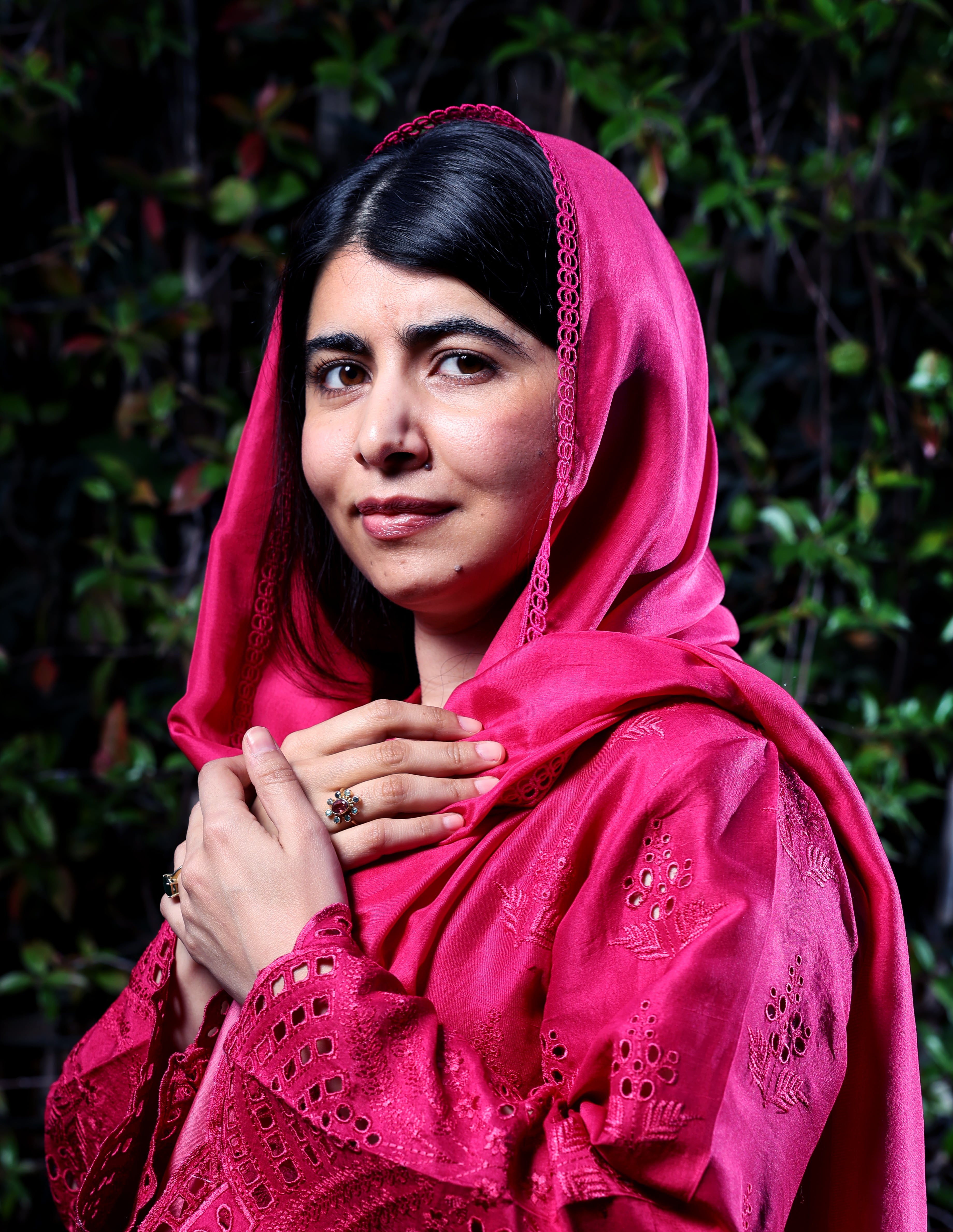 Malala Yousafzai, minutos después de las entrevista con este diario, el pasado 26 de febrero en Madrid.