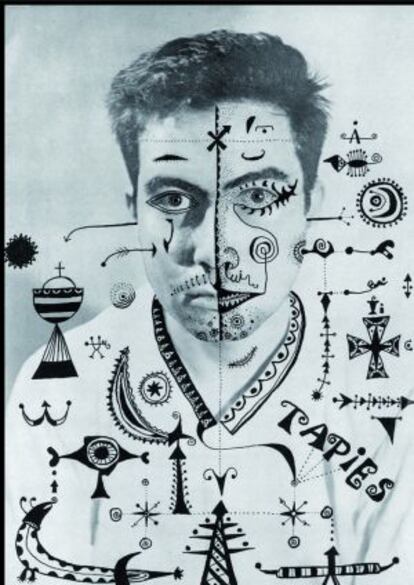 Retrato de Antoni Tàpies.