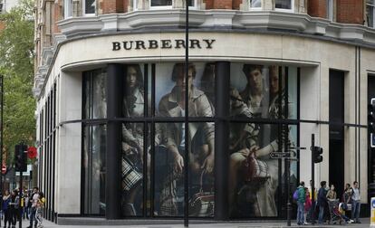 Tienda de Burberry en Knightsbridge, Londres.