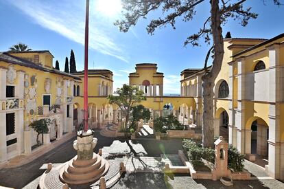 Interior del Vittoriale degli Italiani, casi una ciudad dentro de la ciudad.