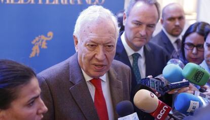 El ministro García Margallo y Fabra en Casa Mediterráneo.