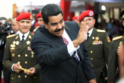 Nicol&aacute;s Maduro, en un evento con militares 