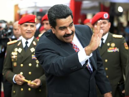 Nicolás Maduro, em um evento com militares.