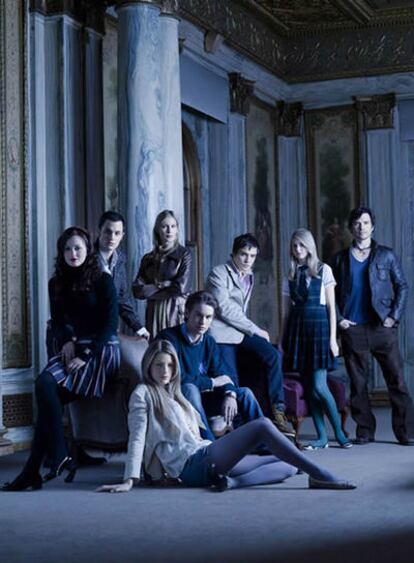 Los protagonistas de la serie Gossip Girl, en una imagen promocional