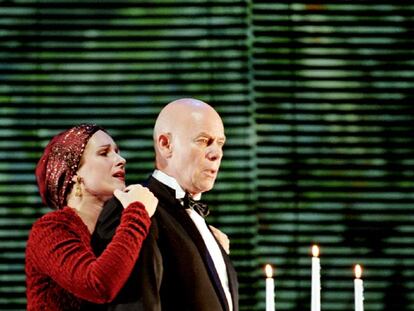 Diana Damrau y Christoph Quest en <i>El rapto del serrallo</i>.