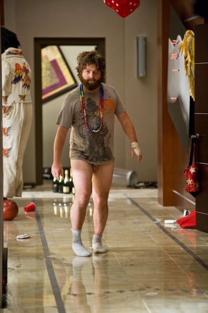 Si sales de marcha igual te puede lo que a Zach Galifianakis en 'Resacón en Las Vegas' (2009). Divertido y arriesgado. De eso se trata, ¿no?