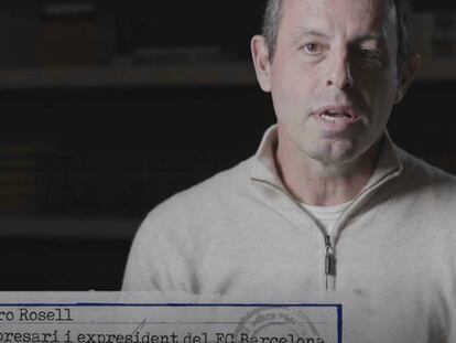 Una imatge de Sandro Rosell del documental de TV3.