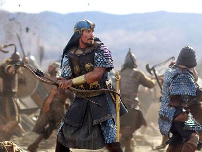 Christian Bale, en un fotograma de 'Exodus (dioses y reyes)'.