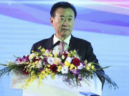 El presidente del Grupo Wanda, Wang Jianlin.