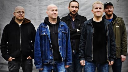 El grupo escandinavo Atomic en una actuación.