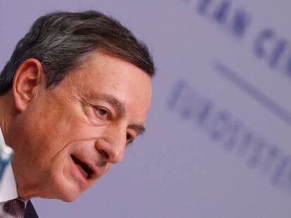 Mario Draghi, presidente del Banco Central Europeo.