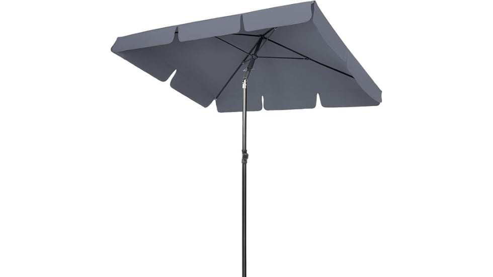 Sombrilla rectangular para terraza o jardín.
