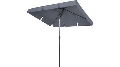 Sombrilla rectangular para terraza o jardín.