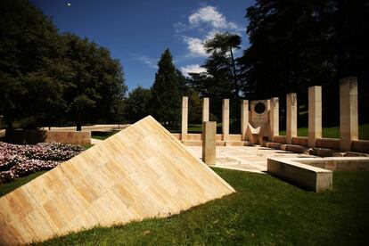 Homenaje a Miguel Hernández en el Parque del Oeste.