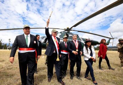 Kuczynski, el pasado viernes en Ayacucho.