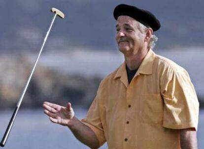 Bill Murray, durante un torneo de golf celebrado en California.