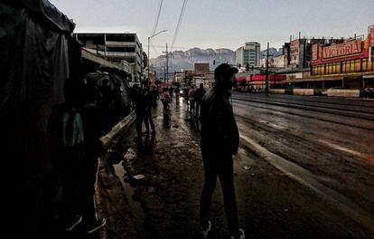 La avenida Cuauhtémoc en la ciudad de Monterrey