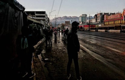 La avenida Cuauhtémoc en la ciudad de Monterrey