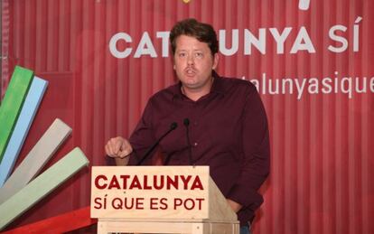 Gerard Bargalló, en un acto electoral.
