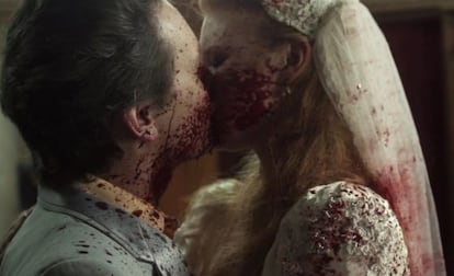 Fotograma del cortometraje 'Till death do us apart', de Julián Lara.