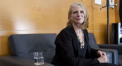Kathryn Gustafson, este jueves, en la Politécnica de Valencia.