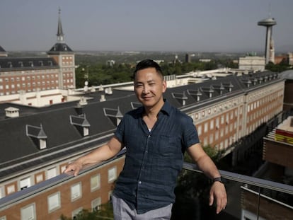 El escritor Viet Thanh Nguyen, el mes pasado, en Madrid. 