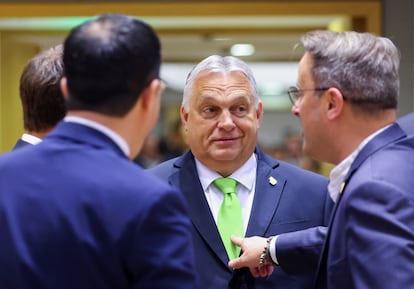 Hungarian Prime Minister Viktor Orban attends the European Union leaders summit in Brussels, Belgium June 30, 2023.