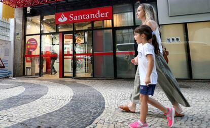 Una oficina de Banco Santander.