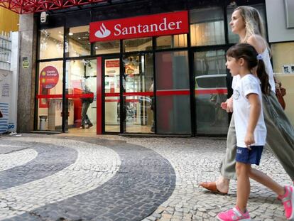 Una oficina de Banco Santander.