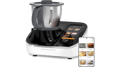 El robot TOKIT C2 AI Omni Cook dispone de más de 3.000 recetas y 21 modos diferentes.
