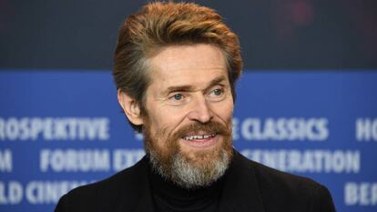 Willem Dafoe, al inicio de su conferencia de prensa en Berl&iacute;n.