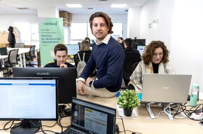Stefano Scardia, en la sede en Valencia de Colibid, la cuarta empresa que crea. 