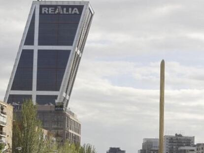 Las sedes de Bankia y Realia en Plaza de Castilla, Madrid. EFE/Archivo