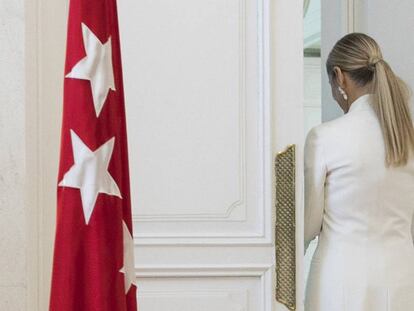 Cristina Cifuentes, el día que dimitió.