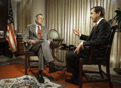 George H.W. Bush, durante su entrevista en el programa 'Fox News Sunday'.