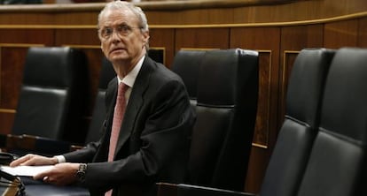 El ministre de Defensa, Pedro Morenés, aquest dimecres.