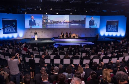 El presidente Mauricio Macri abre en Buenos Aires la 18° Cumbre Mundial del WTTC.