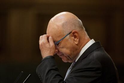 Duran, durante el debate de la ley de Abdicación.