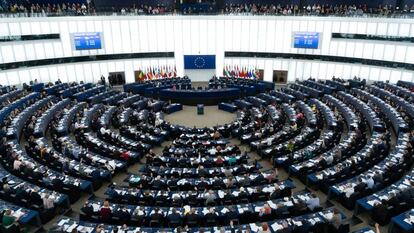 El Parlamento  europeo.