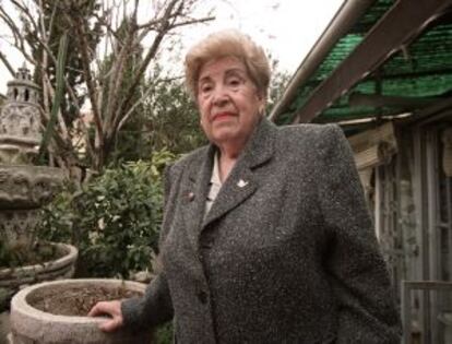 Julia Manzanal, en 2002.