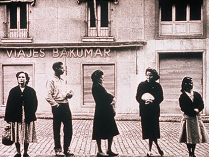 <i>Las Ramblas</i>, Barcelona, 1956, de Ramón Masats.