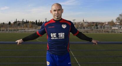 J&eacute;mez, en la ciudad deportiva del Rayo.