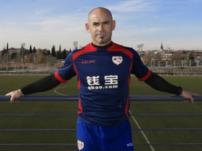 Jémez, en la ciudad deportiva del Rayo.