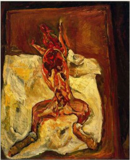 'El conejo despellejado' (1922), de Chaim Soutine.