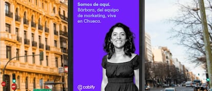 Uno de los anuncios ideados por Cabify.