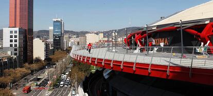 Una terraza con una vista de 360 grados en la última planta.