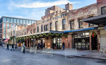 Entrada a Gansevoort Market, en Nueva York.