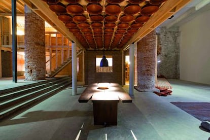 'Wall house', un proyecto que la arquitecta Anupama Kundoo presentó en la Bienal de Venecia de 2012.