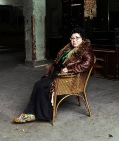 La artista gallega Ángela de la Cruz.