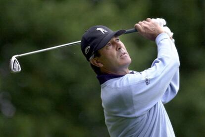 Severiano Ballesteros en el Match Play de 2001 disputado en Wentworth, Inglaterra.